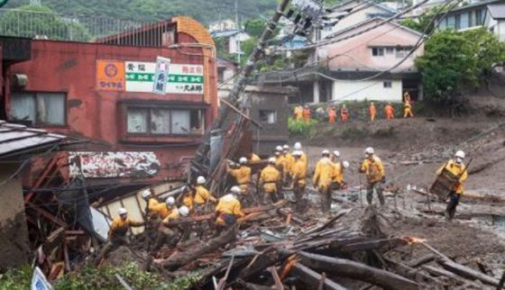 熱海土砂災害での東京消防庁緊急消防援助隊の活動状況より（東京消防庁HPより）